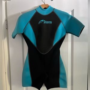 Wetsuit shorty XS 6, boys XL short sleeve wetsuit